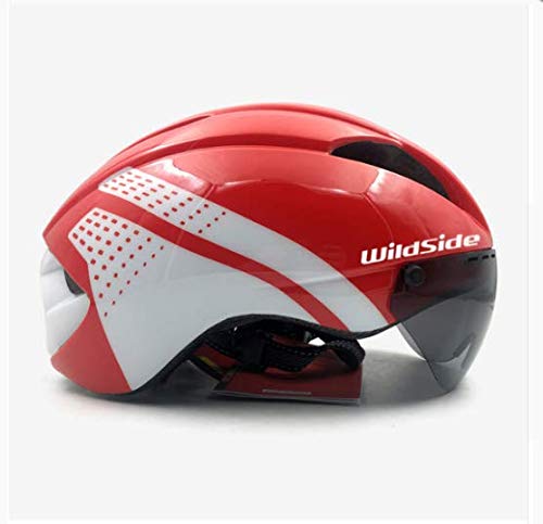 linfei Bicicleta TT Aero Casco Ciclismo Casco Carretera MTB Montaña Triatlón Integral Bicicleta Casco Hombres Carrera Airo Time-Trial TT Bicicleta Casco