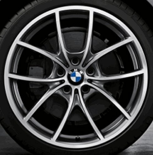 Llantas de aluminio originales BMW Serie 6 F06 F12 F13 V-Speiche 356 brillante en 20 pulgadas para parte delantera