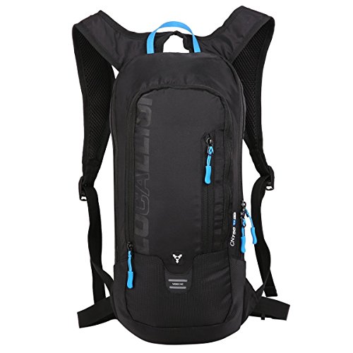 Local Lion 6L Mochilas de Hidratacion Ciclismo al Aire Libre de Unisex Multifuncional Impermeable de Poliester para Viaje Negro