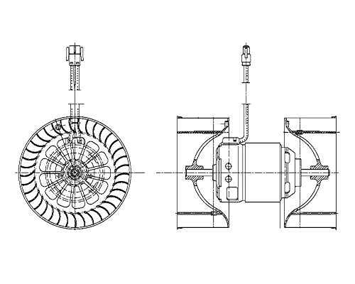 Mahle AB 55 000P Ventilador Interior