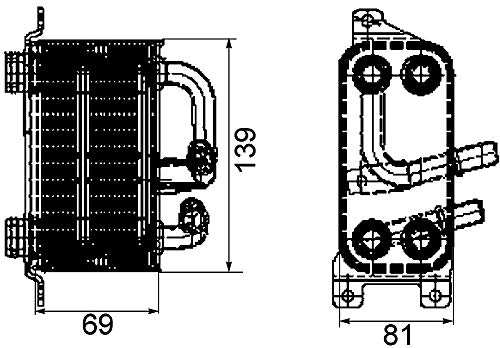 Mahle CLC 66 000P Enfriador de Aceite