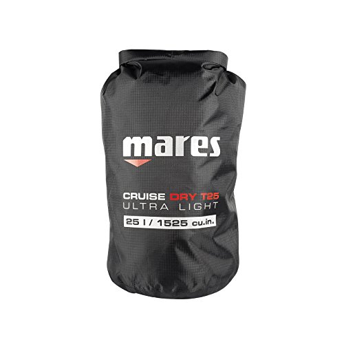 Mares Cruise Dry T-Light 25L Bolsa de Transporte, Unisex Adulto, Negro, 24 x 57.5 cm, 25 Liter