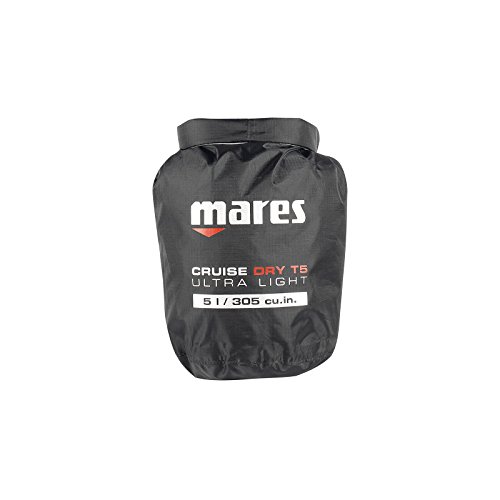 Mares Cruise Dry T-Light 5L Bolsa de Transporte, Unisex Adulto, Negro, 15 x 48 cm, 5 Liter