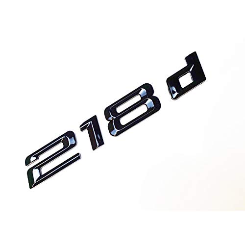 MCK Auto 218d Negro Brillante Parte Trasera Logo Back Badge Emblema Tuning para F22 F45 F46 HB4L4