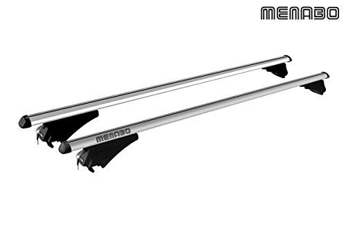 Menabo - Baca de aluminio para coche, para BMW X1 F48 (modelos desde 2015)