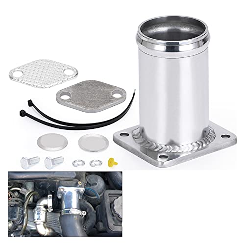 MENGHE TANGZHOU Kit de remoción de Aluminio EGR/EGR Eliminar Kit Batting Bypass Fit para BMW E46 318D 320D 330D 330XD 320CD 318TD 320TD EGR07 (Color : Silver)