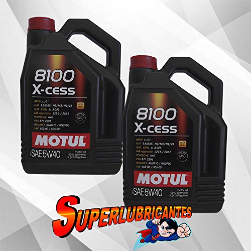 Mundocoche Motul 8100 X-Cess 5W40 2x5L(10Litros)