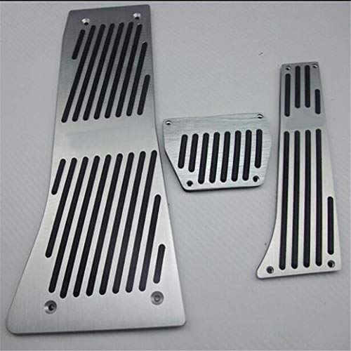 NUIOsdz AT Aluminio Acelerador Freno Reposapiés Automático Pedal Pad Cubierta, para BMW X5 X6 E70 E71