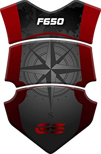 Paraserbatoio Motocicleta Gas Pantalla Depósito de Combustible de Goma Tankpad adhesivo para BM.W F 650 GS F650 Rojo