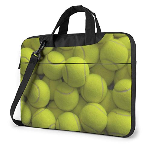 Pelotas de Tenis Bolso de Hombro para computadora portátil Caja de Mensajero para computadora portátil de 15.6 Pulgadas Funda para computadora portátil con Correa