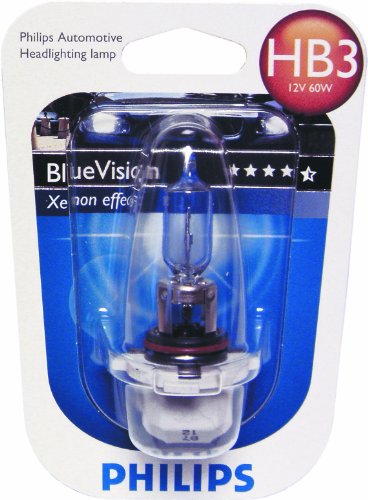 Philips 9005BVBM BlueVision - Bombilla HB3 para faros delanteros (1 unidad, 12 V, 60 W)