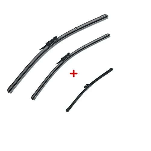 QADSJNH Limpiaparabrisas delantero y trasero, apto para BMW Serie 3 320d 330d 335d 316d 318d 320i 328i Touring Estate F31 2011-2019 24 '' + 19 '' + 11 ''