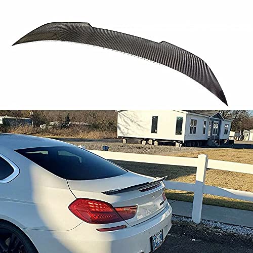 QCYP Spoiler Trasero del Coche Adecuado para BMW F13 F06 640i 650i M6 2012-2018, no Apto para Convertible Fibra de Carbono CF para Maletero Trasero Alerón Trasero de Coche