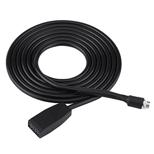 Qiilu 3.5mm Hembra Jack Car Aux Adaptador de Cable para E46 Coupe sedán