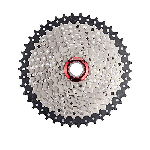 QYHSS Cassette de 9 velocidades 11-40T, Bicicleta de Montaña Bicicleta Cassette Piñón Rueda Libre, para Bicicleta de montaña, Bicicleta de Carretera, MTB, BMX, SRAM, Shimano