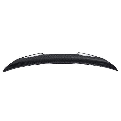 ReedG Spoiler Universal La Fibra de Carbono PSM Estilo Maletero alerón Compatible con BMW E93 335i 328i M3 Cabrio 2007-13 (Color : Negro, tamaño : Un tamaño)