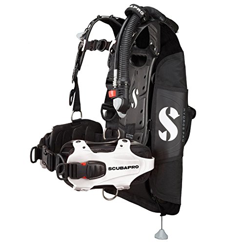 Scubapro Hydros Pro BCD para hombre con inflador equilibrado, color blanco