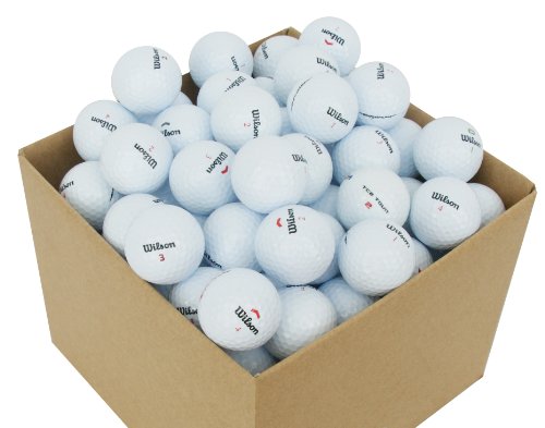 Second Chance Wilson - Lote de 100 Pelotas de Golf de Colores (Grado A, recuperadas)