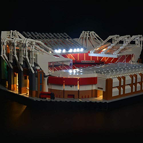 SIROD Kit de Luces LED Kyglaring para Lego 10272 Old Trafford Manchester United con Bloques de construcción de luz de Control Remoto Ladrillos para Lego 10272 Kit de (Modelo 10272 NO Incluido)