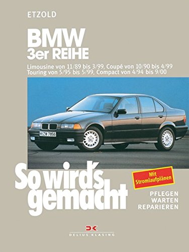 So wird's gemacht. BMW 3er Reihe 100 - 193 PS ab Sept. '90: Pflegen - warten - reparieren. Benziner 1,6 l/73 kW (100 PS) 9/90-8/93 bis 2,8 l/142 kW ... bis 2,5 l/105 kW (143 PS) 6/93-5/99: 74