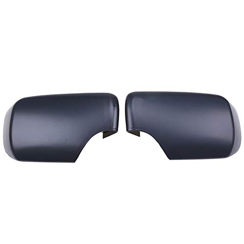 SODIAL Cáscara del Espejo Lateral del Coche Tapas Cubierta del Espejo Retrovisor Apto para BMW 3 Series E46 Sedan 1998-2005.02 Cáscara de Esterior de Auto Negro 51168238375 51168238376