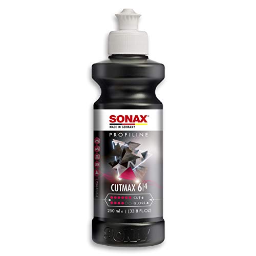 SONAX 02461410 Profiline CutMax Pasta de lijado altamente abrasiva, elimina rayas e inclusiones (250 ml)