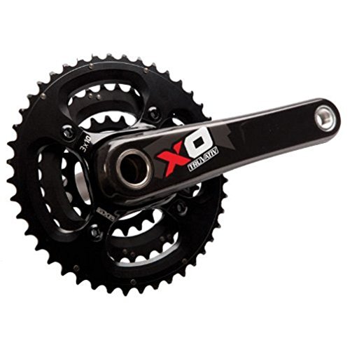 SRAM - Bielas MTB X.0 3.3-15 Negro/Rojo 10V 175 44-33-22 Gxp Sin Cazoletas