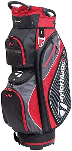 TaylorMade Pro 6.0 Bolsa para Palos, Hombre, Negro/Gris/Rojo, Talla Única