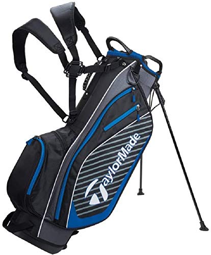 TaylorMade Pro Stand 6.0 Bolsa para Palos, Hombre, Negro/Gris/Azul, Talla Única