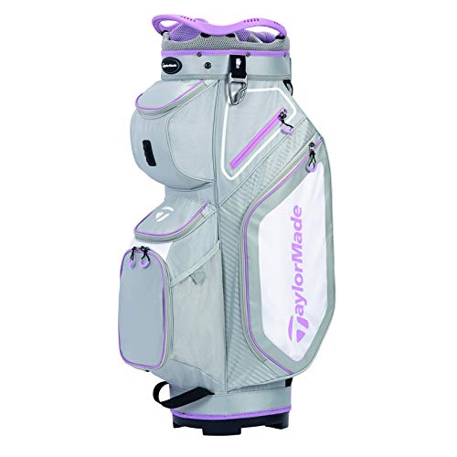 TaylorMade TM20Cart8.0BagGrayPurple - Bolsa para Carrito (Talla única), Color Gris