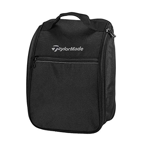 TaylorMade TM20PerformanceShoeBagBlack Bolsa para Zapatos, Unisex Adulto, Negro, Talla única