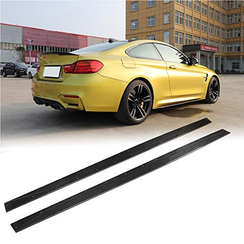 TGFOF Faldón lateral de fibra de carbono para BMW F80 M3 Sedan F82 M4 Coupe F83 M4 Convertible 2014-2019 paneles basculantes de extensión de parachoques alerón de labios