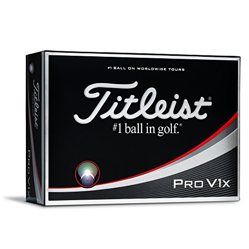 Titleist ProV1x Bolas 4 Capas de Golf, Unisex Adulto, Blanco, Talla Única