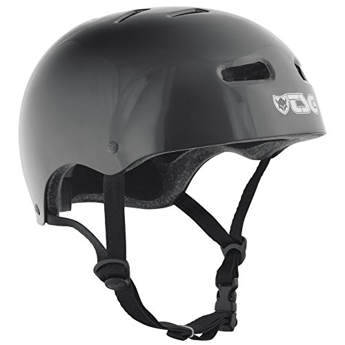 TSG Helm Skate BMX Injected Colors Solid Color, Unisex, Negro, L/XL