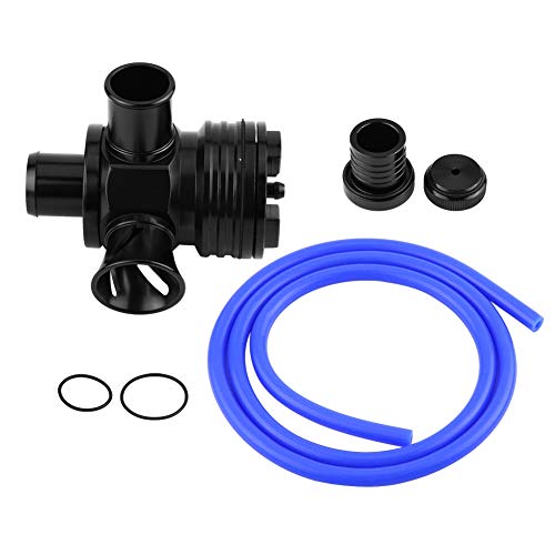 Tubo de escape de coche Blow Off Valve Qiilu Turbo sonido silbato BOV Sopla-Apagado Valvula Simulador para motores 1.8T 2.7T