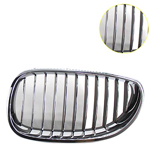 Tuqiang Parrilla Delantera para BMW E60 E61 520d 520i 523li 525li 530li 2004-2009 Rejillas Frontales de Radiador ABS Parrillas Delanteras de Riñón 1 Par