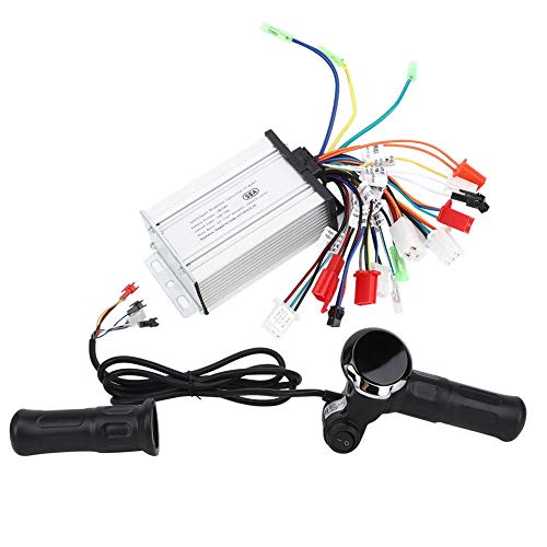 VGEBY Interruptor de Acelerador de Acelerador de Acelerador de Bicicleta eléctrica 24V-36V con Pantalla LCD de Voltaje de batería Digital para Bicicleta eléctrica Scooter de Bicicleta eléctrica