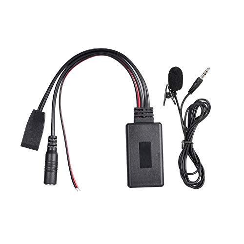 VISLONE Car Business CD BT Music Audio Cable 10Pin Micrófono Micrófono Manos Libres Adaptador de Llamada de teléfono Reemplazo para BMW E46 10Pin Socket