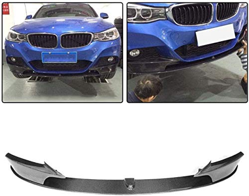 XBXDM Adecuado para BMW 3 Series F34 GT 320I 328I 330I 335I 340I M-Sport 2014-2018 Parachoques Delantero De Carbono Lip Chin Spoiler