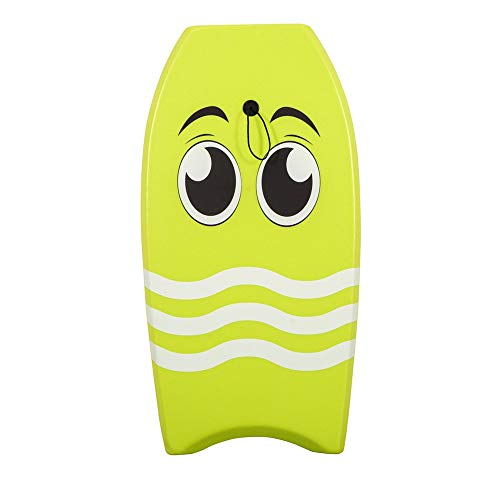 Yangxuelian Tabla de Bodyboard para Niños 39 Pulgadas Slick Board Bodyboard XPE + EPS Core con Correa de muñeca Summer Beach Surfing para la Playa Surf Natación Verano Agua Diversió