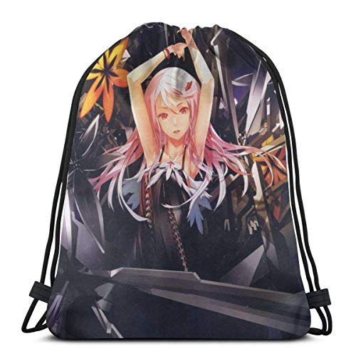 Yuanmeiju Bolsos con cordón Sport Gym Sack Party Favor Bags Wrapping Gift Bag Mochila con cordón Storage Goodie Bags Cinch Bag Guilty Crown Yuzuriha Inori