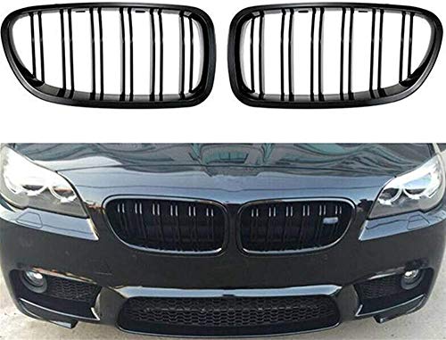 ZHAOOP Accesorios para el Cuerpo del Coche Parrillas del radiador Rejilla de Repuesto de la Parrilla del Coche Deportivo del riñón Negro Brillante para BMW F01 F02 7-Series 730D 740D 750D