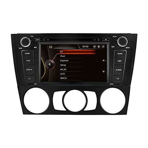 ZLTOOPAI para BMW E81 E82 E87 E88 1 Serie estéreo para automóvil Multi-Touch de 7”con GPS Radio Reproductor de DVD con Tarjeta Gratuita Invierte Las Herramientas de extracción de la cámara