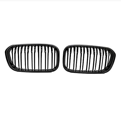 ZMYCJDM Deporte Ridney Grill Grille, Ricoy Gloss Black para F20 F21 120i 118i 116i 116d M135i M140i 2015 2016 2017 2018 Flow Heck