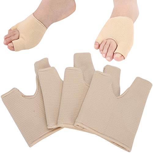 2 pares de calcetines para juanetes, corrector de juanetes, corrección de hallux valgus, almohadillas ortopédicas para el antepié para deportes, alisador de dedos gordos(S)