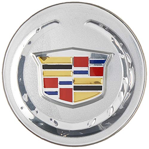 4 piezas C083 65 mm Accesorios de estilo de coche Emblema Insignia Engomada Tapacubos de rueda cubierta central para Cadillac ATS CTS EXT SRX XTS XLR