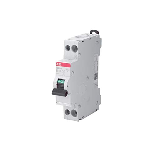 Abb-entrelec sn201l-c25 - Interruptor automático magnetotermico, blanco y rojo, estándar