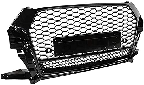 ABS Parrilla del Radiador del Parachoques Delantero para Audi Q3/SQ3 2016-2018,Grill De Entrada De Aire Delantera,Modificación de Coche Accesorios de Decoracion