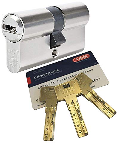 ABUS Bravus, 2000 De seguridad - con cilindro doble con 3 llaves, longitud 30/45 mm con tarjeta y con el máximo protección de copia, características adicionales: not - y el área función