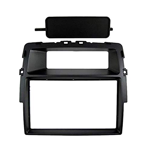 Adaptador de placa de panel DVD para radio Fascia Facia para Nissan Primastar 2011 +, Renault Trafic II 2011+, Opel Vivaro 201 (negro)